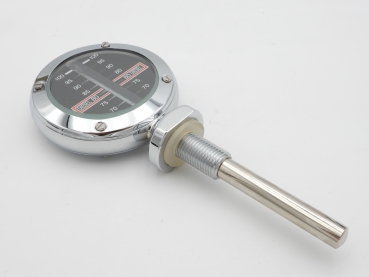 Kühlerthermometer Hanomag, chrom